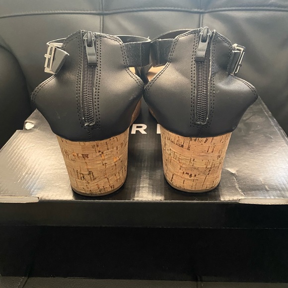 Torrid Black Cork Wedges - Picture 3 of 4